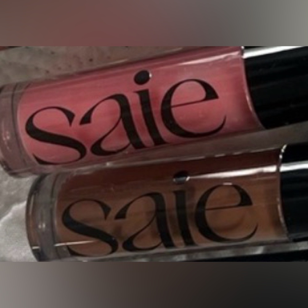 Saie Lip Gloss 2pc Set - GLOSSY BOUNCE new